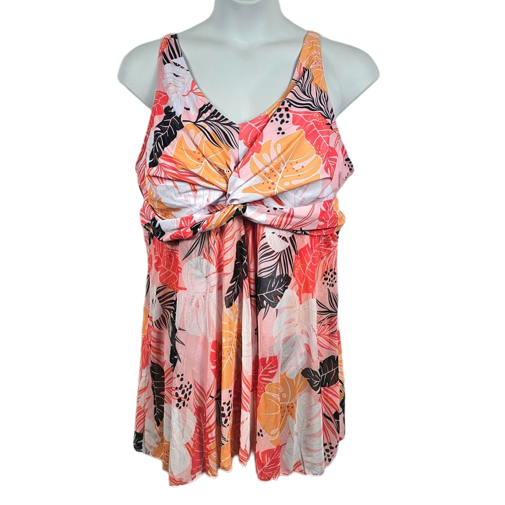 BLOOM CHIC Plus Size One-piece Swimsuit